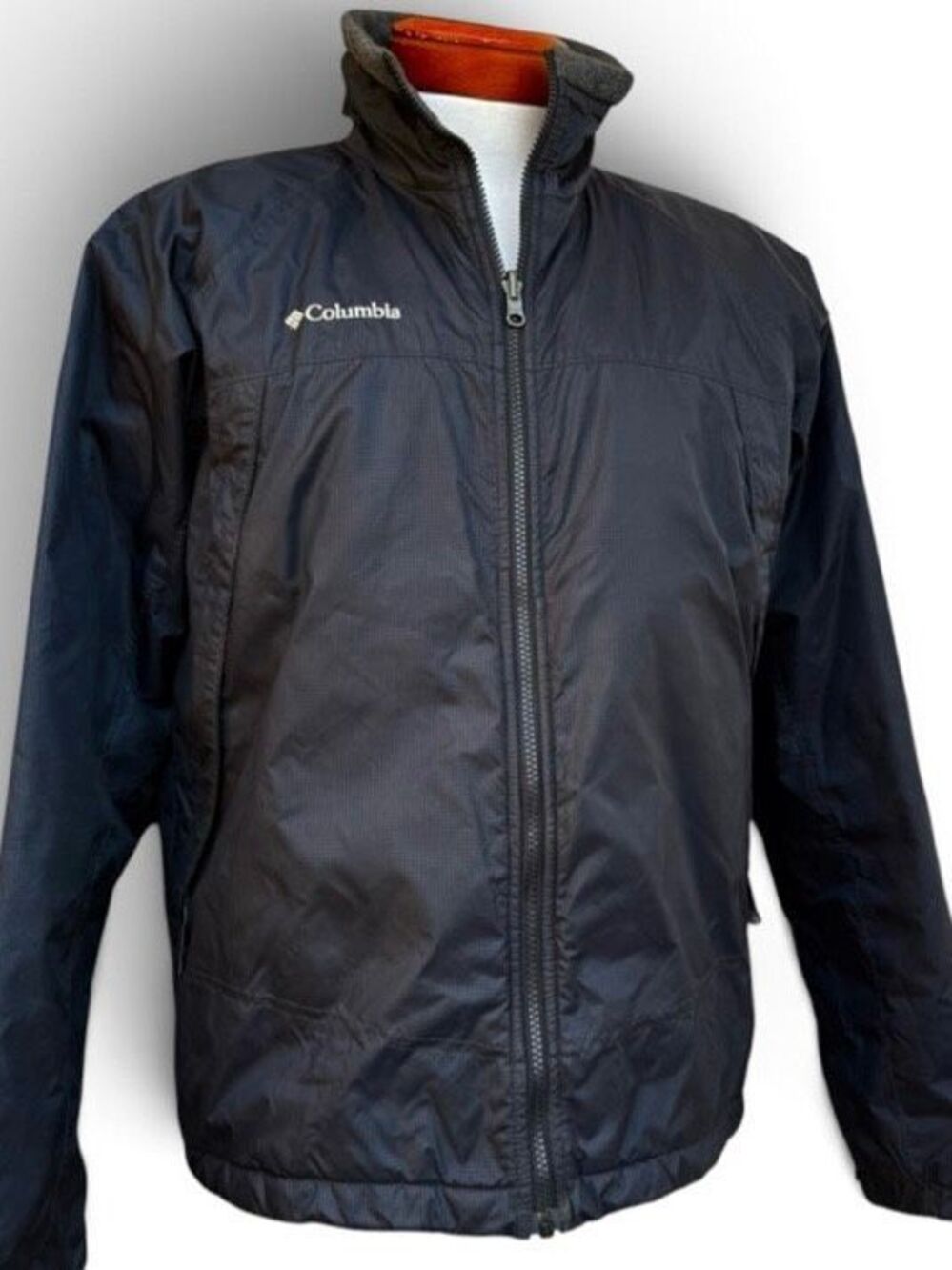 Columbia Interchange Men's Black Insulated Jacket Size Medium